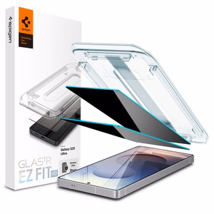 Spigen Glas.TR "Ez Fit" Privacy 2 komplekts Samsung Galaxy S25 Ultra
