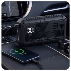 3mk Motio HyperBoost Flow 1500A 10,000mAh ar Smart Start kabeļiem un gaismu