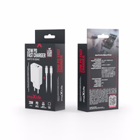 Maxlife MXTC-10-20AC PD QC lādētājs 1x USB-C 1x USB 20W balts + USB-C - USB-C kabelis 20W