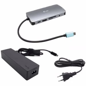 I-TEC USB-C Metal Nano doks HDMI/VGA un PD