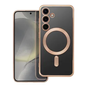 ELECTRO MAG COVER magnētiskais viedtālruņa apvalks, savietojams ar MagSafe, paredzēts SAMSUNG S24, zelta