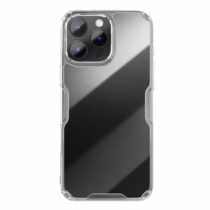 Nillkin Nature Pro vāciņš iPhone 16 Pro Max - caurspīdīgs un balts