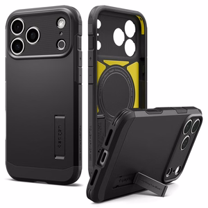 Spigen Tough Armor maciņš modelim iPhone 18 Pro Max / 17 Pro Max – krāsa: melna