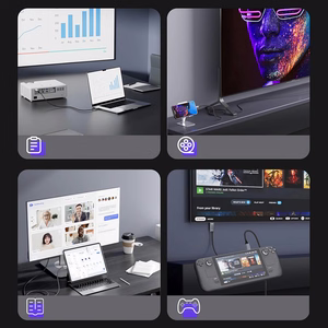 Wozinsky WCCH-01 USB-C - HDMI 4K 60Hz kabelis 1.8 m - melns