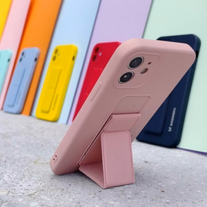 Wozinsky Kickstand Case Silicone Stand Cover for Xiaomi Redmi Note 11S / Note 11 red