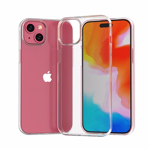 iPhone 15 Plus apvalks no Ultra Clear sērijas caurspīdīgā krāsā