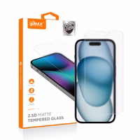 Vmax rūdītais stikls 0.33mm caurspīdīgs stikls iPhone 12 / 12 Pro 6,1" matēts