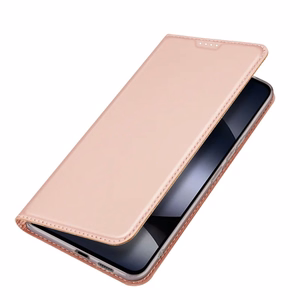 DUX DUCIS чехол-книжка SKIN PRO для REDMI NOTE 14 4G (163,25mm) розовый
