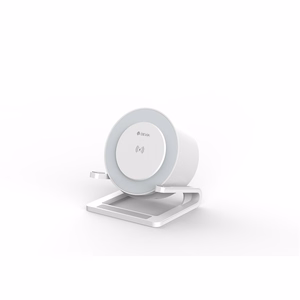 Devia Bluetooth skaļrunis IM-3 ar bezvadu lādētāju 15 W un gaiši baltu krāsu