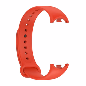 SILIKONA SIKSNIŅA MI BAND 8/M8 (6). SARKANA