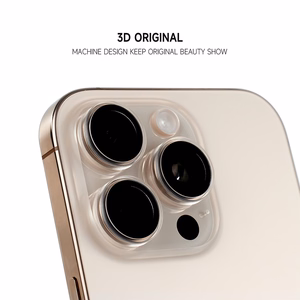 Aizsargstikls kameras lēcu Tel Protect 3D Lēcas uz kameras Iphone 16/16 Plus caurspīdīgs (2 gab.)
