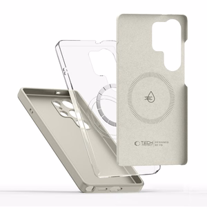 Tech-Protect Silikona MagSafe Maciņš for Samsung Galaxy S26 Ultra - bēšs