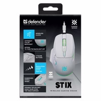 Defender Stix GM-009 bezvadu pele RF balta 3200 DPI