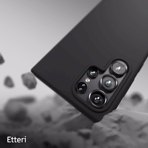 Etteri Silikona Mag maciņš for Samsung Galaxy S25 Ultra melns