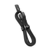 Kabelis 2in1 USB C uz USB C / Mag3 Hoco 240W 1,8 m U142 melns