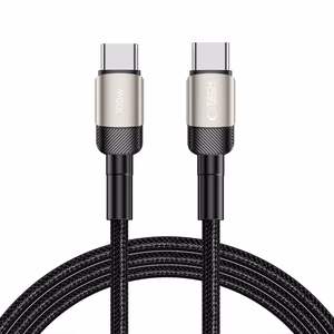 Tech-Protect UltraBoost Evo USB-C / USB-C PD kabelis 100W 5A 2m - titāna krāsā
