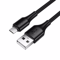 Kabelis USB A uz Micro USB Hoco 2,4A 1 m X120 melns