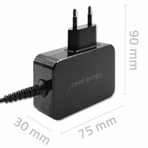 Qoltec 52386 GaN Power Pro Lādētājs 65W USB-C Melns