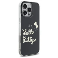Hello Kitty IML Golden Diva MagSafe viedtālruņa apvalks iPhone 16 Pro Max - melns