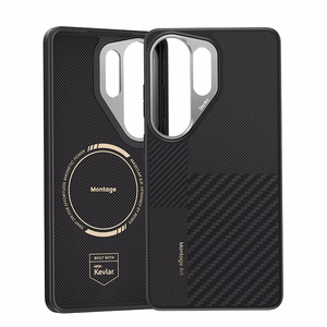 Benks Montage Magnetic Armor Pro Kevlar Maciņš Metal Frame 600D+1500D (L050) for Samsung Galaxy S26 Ultra melns