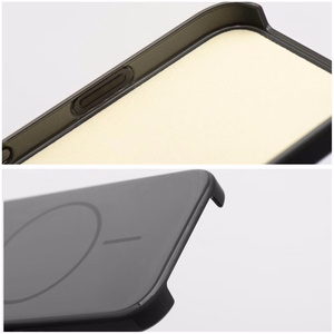 Premium glancēts magnētiskais apvalks ar kameras vadības pogu, saderīgs ar MagSafe, IPHONE 16 PRO MAX melns