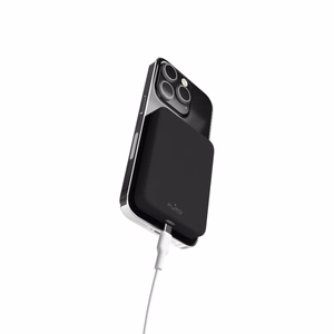 Puro Mini Power Mag 4200mAh Portatīvais lādētājs ar Magnētisko USB-C - Melna