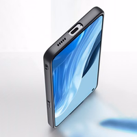 Dux Ducis Fino apvalks pārklāts ar neilona materiālu Oppo Reno7 Pro 5G melns