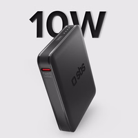 Portatīvais lādētājs SBS NanoTube 5000 mAh Augsta blīvuma - melna