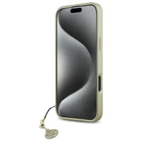 Guess 4G Charms Kolekcijas viedtālruņa apvalks iPhone 16 - brūns