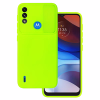 Camshield Soft viedtālruņa apvalks Motorola Moto E7 Power/E7i Power laima krāsas