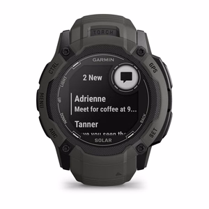 Garmin Instinct 2X Solar digitālais GPS viedpulkstenis, 2,79 cm (1,1"), MIP, 50 mm, 176 × 176 pikseļi, skārienekrāns, grafīta krāsa, satelīta GPS