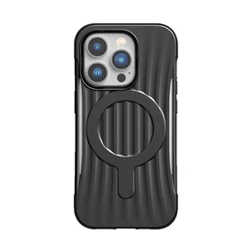 Raptic X-Doria Clutch viedtālruņa apvalks iPhone 14 Pro Max ar Magnētisko melnu aizmugurējo pārklājumu