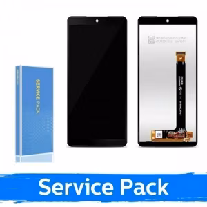 LCD displejs saderīgs ar Samsung G525 Xcover 5 melns (Service Pack / Aftermarket)(NF versija)