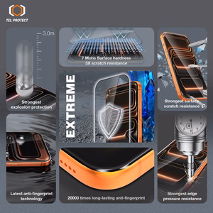 Tempered glass Tel Protect 10X HD DLC Diamond Coating paredzēts Samsung Galaxy S25 ULTRA (envelope)