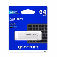 Goodram zibatmiņa 64GB USB 2.0 UME2 balta