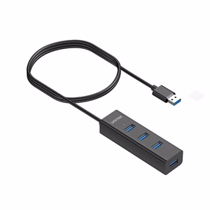 UNITEK Y-3089V01 USB 3.2 Gen 1 Type-A sadalītājs 5000 Mbit/s melns