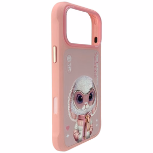 Nimmy Cool&Cute 2.0 Truša apvalks viedtālrunim iPhone 17 Pro - rozā