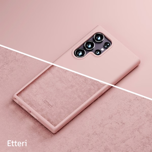 Etteri Silicone чехол Samsung Galaxy S24 Ultra светло-розовый