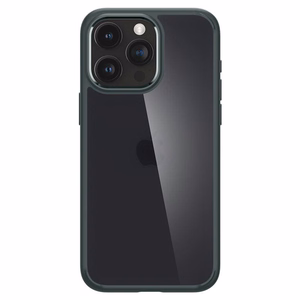Spigen Ultra Hybrid viedtālruņa apvalks iPhone 15 Pro Max - tumši zaļš
