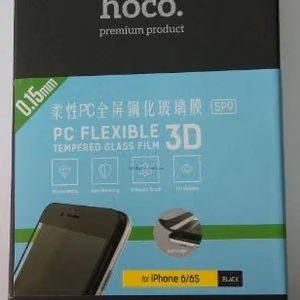 Rūdīts stikls Hoco SP9 3D Apple iPhone 6/6S melns