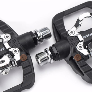 Rockbros PD303 daļēji fiksējami platformas velosipēda pedāļi – melni