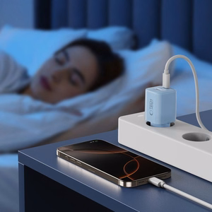 Tech-Protect NCM33W 2 portu PD33W/QC3.0 sienas lādētājs - zils