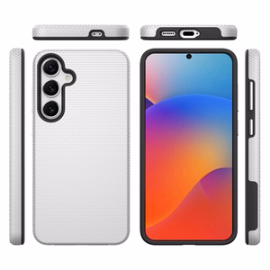 Perfekcionistu trīsstūra korpuss Samsung A366 A36 5G sudraba krāsā