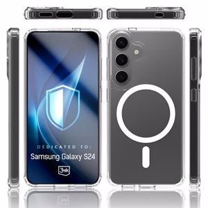3mk Armor Magnētiskais viedtālruņa apvalks Samsung Galaxy S24 / S25 - caurspīdīgs