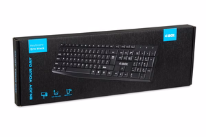 iBOX Eris USB tastatūra, Melns