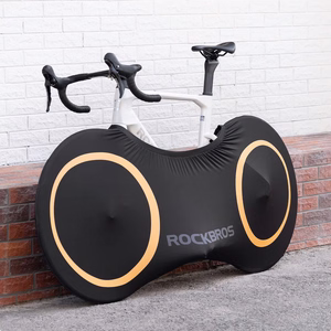Rockbros D95 elastīgs pārvalks 26–29 collu gravel, kalnu, pilsētas un šosejas velosipēdiem, 700C (71 × 152 cm) – melns