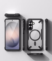 Ringke Fusion X Magnetic MagSafe Maciņš for Samsung Galaxy S26 - Clear melns