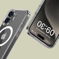 Tech-Protect FlexAir Hybrid Magnētiskais viedtālruņa apvalks iPhone 16 - caurspīdīgs