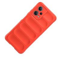 Magic Shield viedtālruņa apvalks Xiaomi Redmi Note 12 5G / Poco X5 5G elastīgs bruņu apvalks sarkana