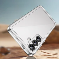 Kosmosa apvalks ar želejas rāmi Samsung Galaxy S25+ - caurspīdīgs